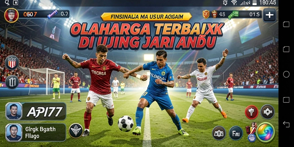 Tampilan gameplay seru API77 yang menampilkan pertandingan olahraga.