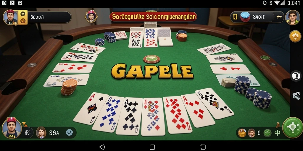 Gameplay seru BARU01 dalam permainan Gaple yang memikat.
