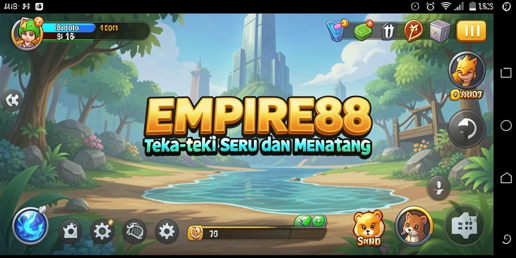 Screenshot utama EMPIRE88 menunjukkan gameplay yang menegangkan dan penuh teka-teki.
