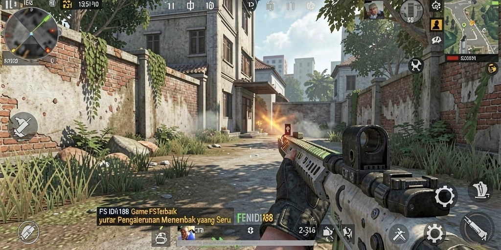 Tangkapan layar dari gameplay menegangkan di FENDI188.