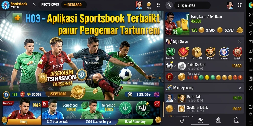 Gameplay H03 menampilkan antarmuka taruhan yang sederhana dan menarik.