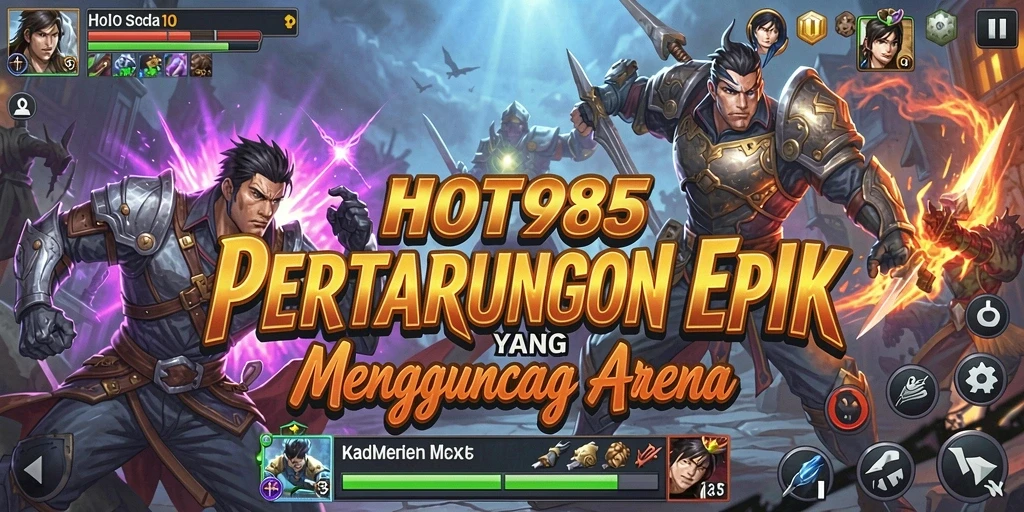 Tampilan gameplay HOT985 yang mendebarkan dalam pertarungan Fighting.