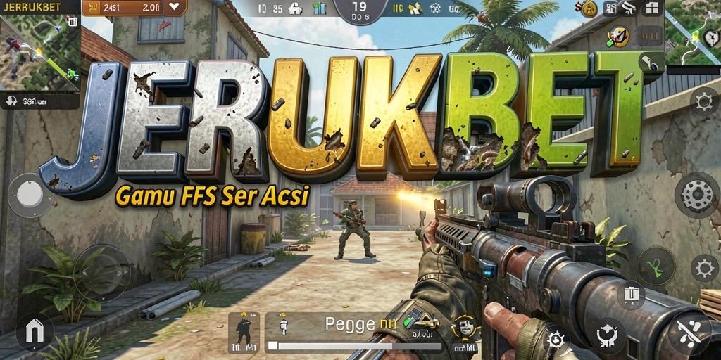 Tampilan gameplay seru dalam JERUKBET, menampilkan aksi mendebarkan.