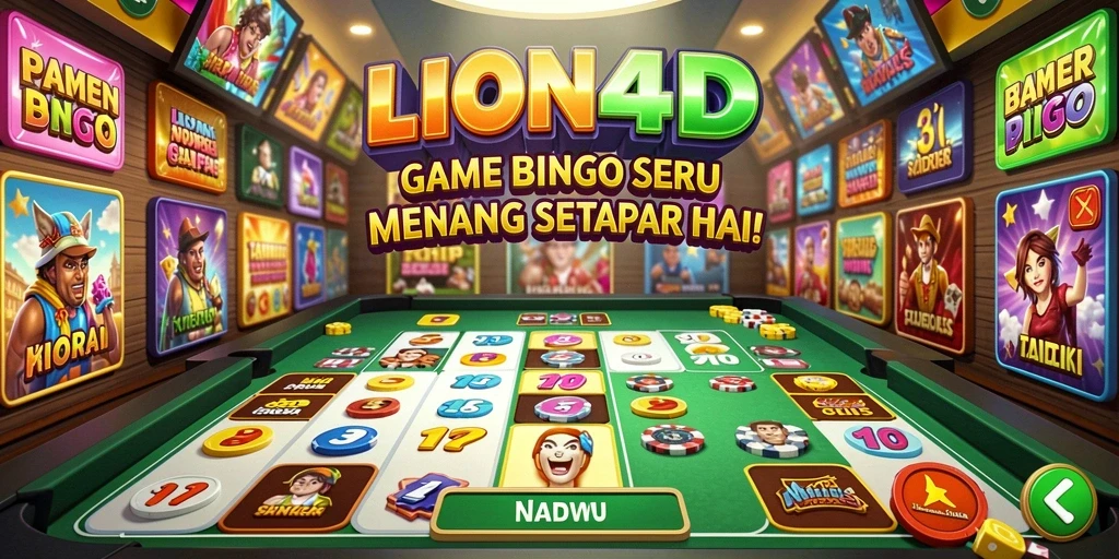 Tampilan menarik dari gameplay Bingo di LION4D.
