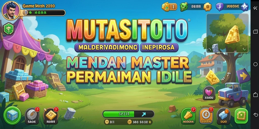Tampilan gameplay menarik dari MUTASITOTO dengan mekanisme Idle.
