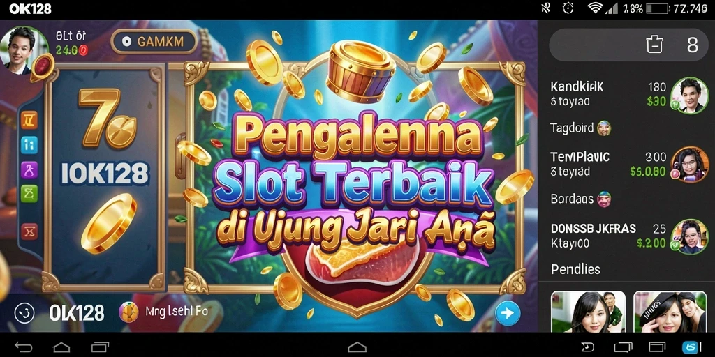 Screenshot gameplay OLX128, tampilkan slot yang seru dan menguntungkan.