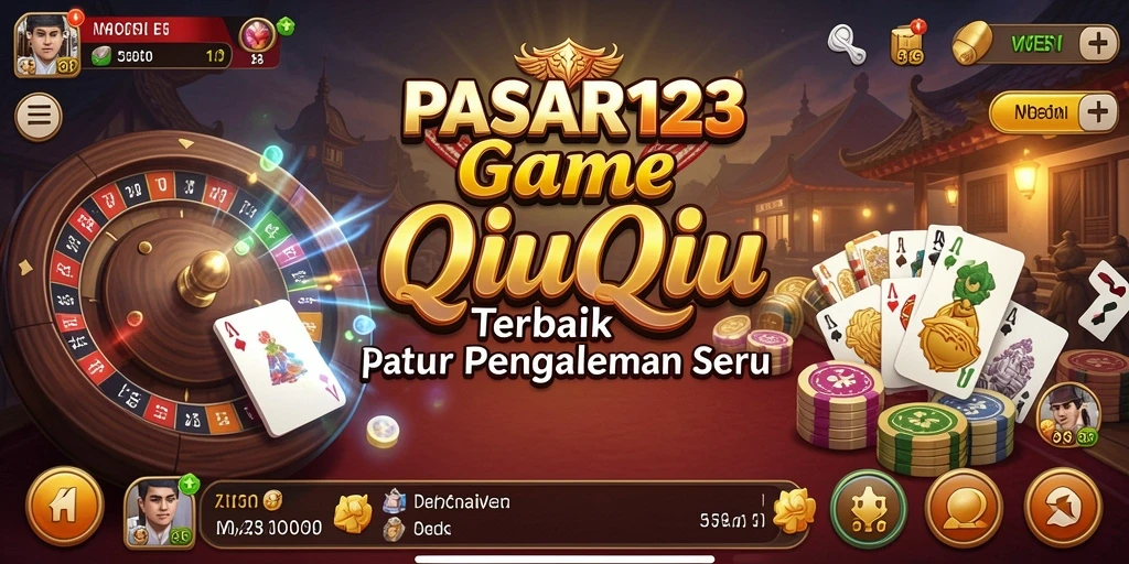 Tampilan gameplay seru dari PASAR123 dalam permainan QiuQiu.