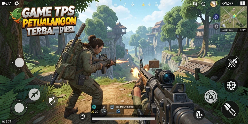 Tangkapan layar gameplay seru dari RP6677 dengan aksi menegangkan.
