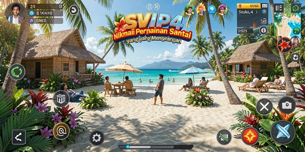 Screenshot SVIP4 menampilkan gameplay yang mengasyikkan dan penuh warna.