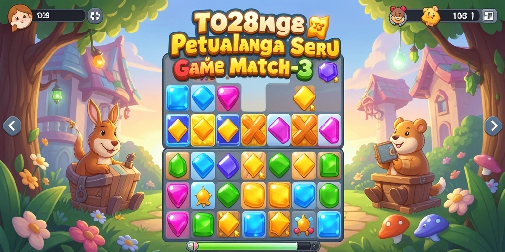 Gameplay seru TO288 yang menarik dalam kategori Match-3.
